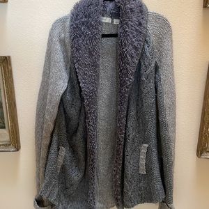 Anthropologie grey sweater